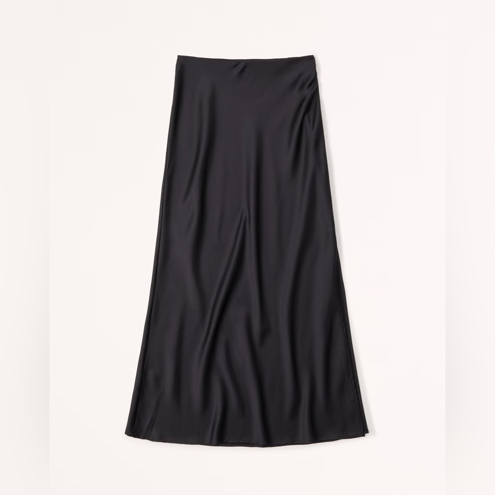 Abercrombie and Fitch: Women's Elevated Satin Maxi Skirt